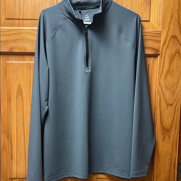 Men's Gray Half-Zip Jacket - Picture 1 of 6